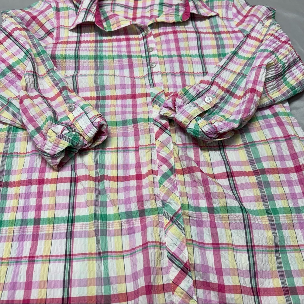 Allison Daley Multicolor Plaid Blouse - Picture 2 of 10